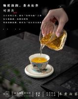 La apertura exclusiva de Ru Kiln Master Personal puede aumentar el regalo de una sola taza de té Kung Fu China-Chic de alta gama - details 1