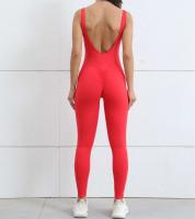Push Up 2024 Ropa deportiva para mujer Gimnasio Yoga Fierss Vestido de entrenamiento Rojo - details 7