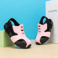 Nuevas sandalias deslizantes de playa planas Eva para el hogar, zapatos deportivos para caminar para niños, zapatos de verano para niños, zapatillas de regreso a la escuela, marca 28-35 # - details 0