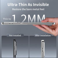Funda de carga inalámbrica transparente a prueba de golpes para Oneplus 13 12 11 Nothing Phone1 cubierta trasera mate parachoques de aluminio fundas de teléfono acrílicas - details 4