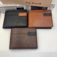 Billeteras cortas con cremallera para hombre, bolsillo para monedas, tarjeteros delgados, monederos de lujo, billetera de cuero - details 2