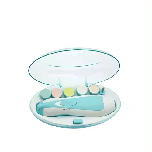 Cortaúñas Eléctrico 6 en 1 para Bebés, Protección contra Arañazos, Kit de Manicura Portátil - 1