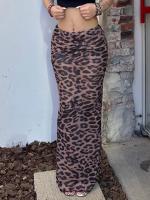 falda elegante con estampado de leopardo para mujer, faldas Maxi, ropa Y2K para oficina, Club, fiesta, ropa de calle informal, venta al por mayor, 2025 - details 51