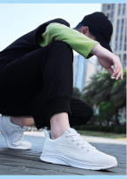 Sport Shoes Men Lightweight Running Sneakers Walking Casual Breathable Shoes Non-slip Comfortable black Big Size 39-47 Hombre - details 9