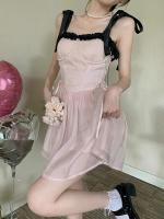 Vestido de Verano de Manga Suspendida Estilo Picante y Dulce de Hueso de Pescado Francés - details 13