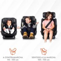Silla de coche sin isofix LOLO 40-150cm – Edad: desde el nacimiento hasta los 12 años –I-size – Acontramarcha hasta los 105 cm, 4 años aprox - details 2