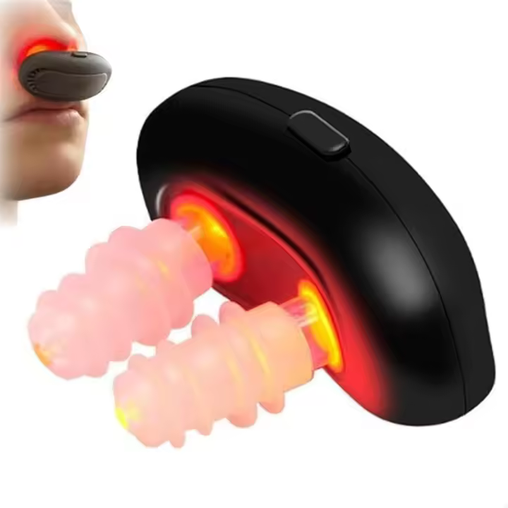 Dispositivo de terapia nasal con luz roja No más resfriados Instrumento de terapia nasal con luz roja Respi-Relief, Terapia nasal con luz roja para la nariz, Dispositivo calmante nasal - 1
