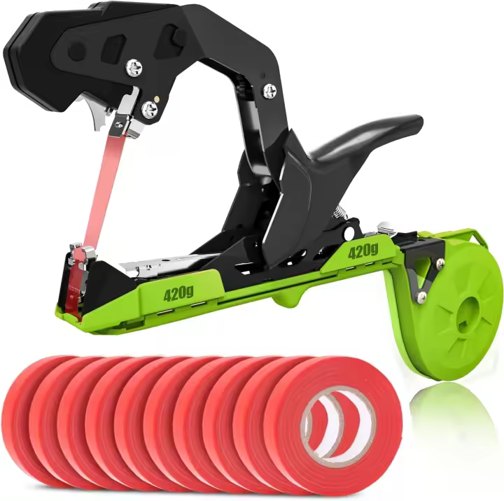 SWANSOFT Máquina de Anudar Tomates Herramienta de Cinta para Jardín para Engrosar Ramas de Plantas - 1