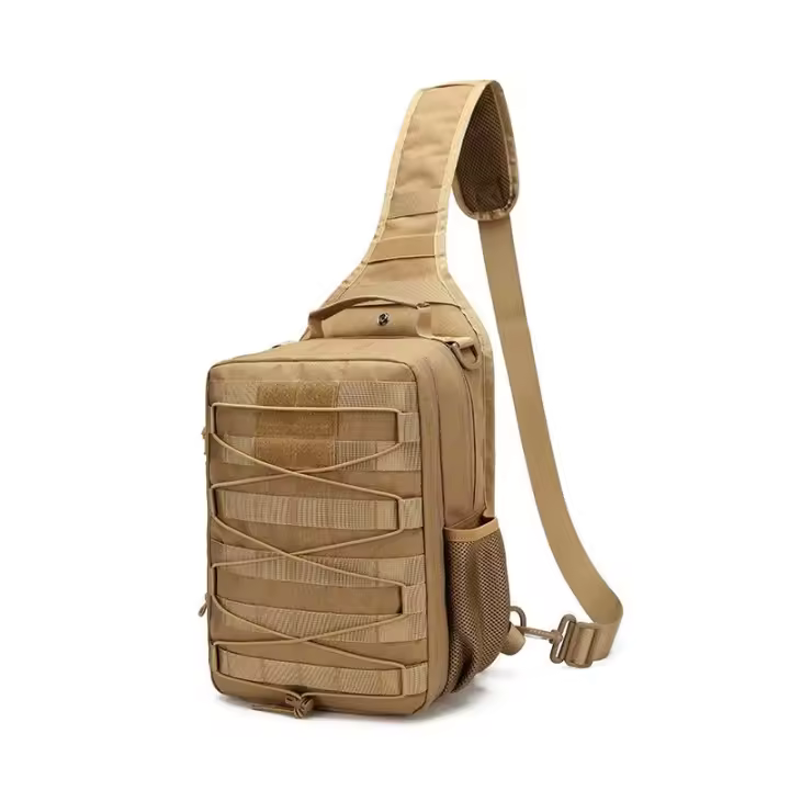 Bolso de pecho táctico para hombre, bolsa de hombro impermeable para deportes al aire libre, senderismo, escalada, aparejos, Molle - 1