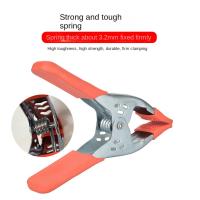 Abrazadera potente portátil, clip a resistente, abrazadera de resorte firme súper elástica, Mango cómodo de 6 pulgadas, Alicates de punta plana, herramientas artesanales - details 13