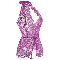 Conjunto de Lencería de Encaje para Mujeres Monos de Cintura Abierta con Tirantes - details 31