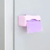 Caja de Almacenamiento de Basura Dispensador de Plástico para Cocina y Baño Montado en la Pared Porta Bolsas de Comida Contenedor de Residuos - details 5