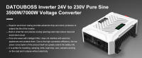 Inversor de onda sínusoidal puro 24V a 230V 3500W 7000W Convertidor de voltaje Solar Caravana - details 7