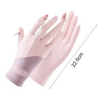 Guantes de Protección Solar para Mujer Guantes Deportivos de Ciclismo al Aire Libre de Diseño Fino y Elegante con Transpirabilidad de Seda Helada - details 0