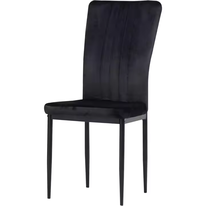 Silla de Comedor, Juego de 4 sillas, Negro - 1