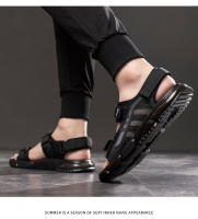 Nuevas Sandalias de Hombre Sandalias de Verano para Exteriores, con Correas, Amortiguadas de Aire, Zapatos de Playa, Zapatos Romanos suaves en Fondo - details 2
