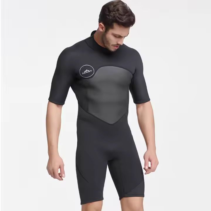 Traje de Natación de Neopreno, Traje Corto de John/Jane para Surf, esnórquel, Triatlón - 1