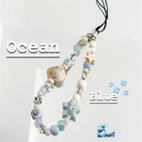 Encanto de Cadena de Teléfono de Estrellas de Mar en Cuentas Accesorio Universal para iPhone y Samsung Joyería de Verano Coreana - details 4