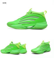 Zapatos de baloncesto modernos y versátiles unisex transpirables de verano Versatile Unisex Basketball Shoes Transpirable Diseño de verano para entrenamiento y partidos en verde brillante - details 14