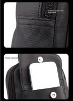 Bolso de pecho Simple de gran capacidad para hombre, riñonera informal impermeable para hombre, bolso multifuncional para teléfono móvil de estilo coreano para niños - details 3