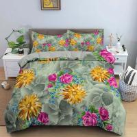 Seta de Jabón Vintage con Diseño Floral de Peonía y Girasol Ideal para Decoración de Dormitorio Material de Poliéster Estilo Boho - details 1