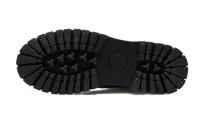 Suela de goma informal cabeza redonda parte superior baja tacón cuadrado banda elástica estilo británico talla zapatos de hombre - details 15