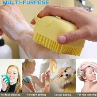 Cepillo de Aseo para Mascotas Perro y Gato con Silicona Fregona de Baño y Masaje para Limpieza de Patas Herramienta de Limpieza con Jabón y Champú - details 6