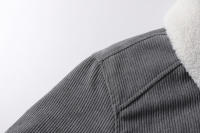 Chaquetas gruesas de lana para hombre, abrigo de PANA con cuello de piel a la moda, prendas de vestir militares informales, novedad de otoño e invierno, 2024 - details 9