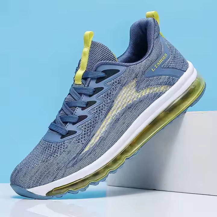 Zapatos para caminar con amortiguación de aire para adultos para correr al aire libre para hombres, zapatos deportivos ligeros y transpirables - 1