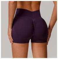 Pantalones cortos de yoga de cintura alta sin costuras, pantalones deportivos para apretar la cintura y levantar la cadera, usados ​​como pantalones cortos para correr - details 7