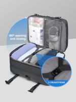Mochila de Hombre Grande 40L Portátil, Impermeable, Antirrobo con USB Ideal para Trabajo Diario, Viajes, Estudios - details 6