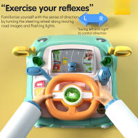 Juguete eléctrico para bebé, simulador de conducción, volante, cochecito, juguetes educativos tempranos para niños de 0 a 36 meses, regalo para niños pequeños - details 2