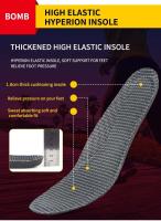 Zapatos de Satén Indestructibles para Hombres Botas de Trabajo de Acero Antideslizantes Transpirables a Prueba de Agujas Ligeras y Cómodas - details 14