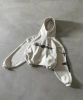 Vintage gótico sudadera con capucha de los hombres Nueva tendencia de la calle alta de América Y2k Harajuku suéter flojo casual de los hombres - details 5