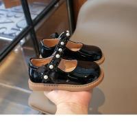 Zapatos de cuero antideslizantes para niña, zapatillas multifuncionales informales de princesa, suela suave, estilo coreano, a la moda, novedad de otoño, - details 8