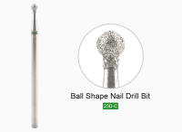 KADS Uñas drill brocas en forma de bola, herramientas de manicura de acero de tungsteno para limpieza de piel muerta, removedor de cutículas y pedicura, 2,35mm - details 8