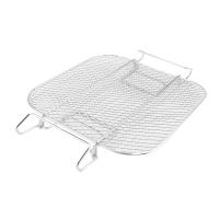 Estante cuadrado de dos capas para freidora de aire, accesorios de acero inoxidable para deshidratador, 4,2-5. 8qt - details 3