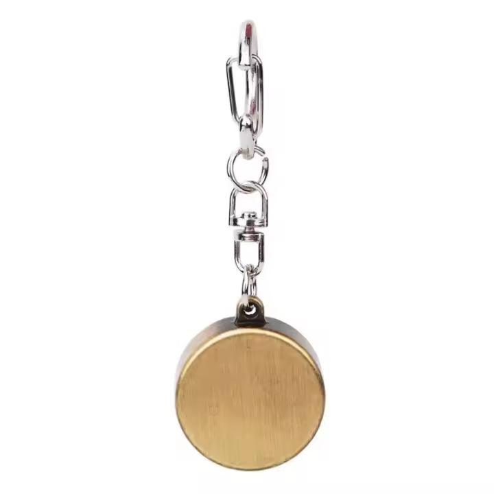 Llavero Vintage de aleación de Zinc, 2 piezas, brújula de bolsillo para viajes al aire libre, senderismo, Camping, navegación - 1