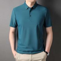 Nueva camiseta personalizada de verano de alta gama para hombre, Polo de marca de moda de negocios de manga corta de color sólido, cómodo y transpirable - details 40