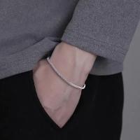 Pulsera de Acero Inoxidable para Hombre, Diseño Exclusivo Minimalista, Regalos para Hombre,3 Tamaños, Material Hipoalergénico y Ecológico - details 3