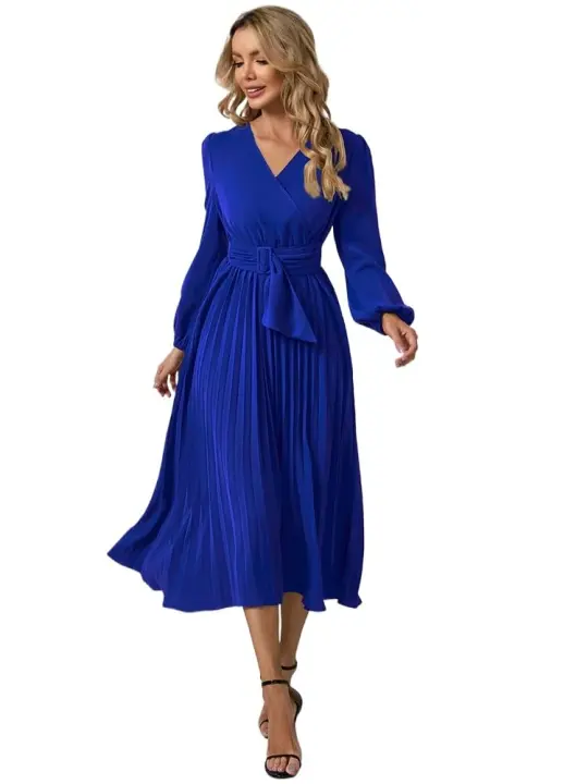 Vestido Largo de Crochet de Alta Calidad Estilo Coreano de Moda para Mujeres - 1