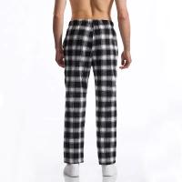 Pantalón à carreaux pour hommes, décontracté, avec cordon de serrage, droit, Harajuku, Hip-hop, pour l'extérieur, quotidien, nouvelle collection été - details 25