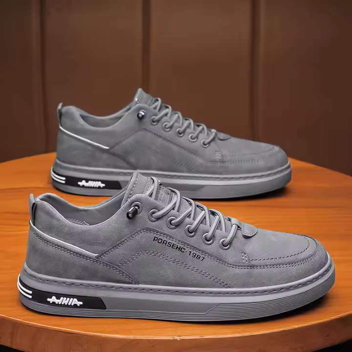 Sitio de trabajo antideslizante resistente al desgaste zapatos de trabajo para hombres tendencia versátil impermeable zapatos de - 1