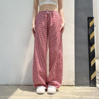 BUNO-Pantalones cortos con estampado de cuadros Vintage para mujer, pantalones cortos elásticos de cintura baja con botones frontales, Boxers, ropa de calle, Mini pantalones cortos a cuadros de tiro bajo - details 11