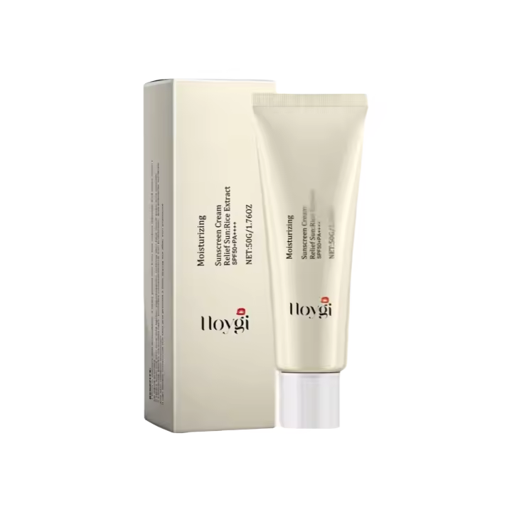 Crema Blanqueadora de Piel con Protección Solar SPF50+ Bloqueador Solar de Arroz Coreano Probiótico - 1