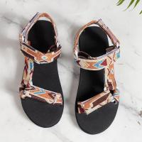 Verano plano ligero con sandalias de playa de punta redonda para mujer - details 16