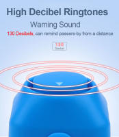 Bike Electronic Loud Horn 130 db Warning Safety Electric Bell Police Siren Bicycle Handlebar Alarm Ring Bell Cycling Scooter - details 3