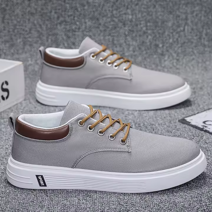 Otoño De Los Hombres Nuevos Zapatos De Lona Transpirable Zapatos Casuales De Los Hombres Zapatos De Junta - 1