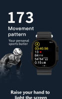 2025 Nuevo H16 ultra Smartwatch 1GB Memoria Chat GPT Bluetooth Llamada Asistente de voz NFC Brújula Detección de frecuencia cardíaca Modo deportivo Recordatorio de mensajes de teléfono Smartwatch - details 3