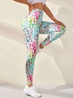 Body de gimnasio sin costuras para mujer, pantalones de yoga con estampado digital, levantamiento de cadera, monos deportivos, pantalones de entrenamiento de cintura alta - details 19